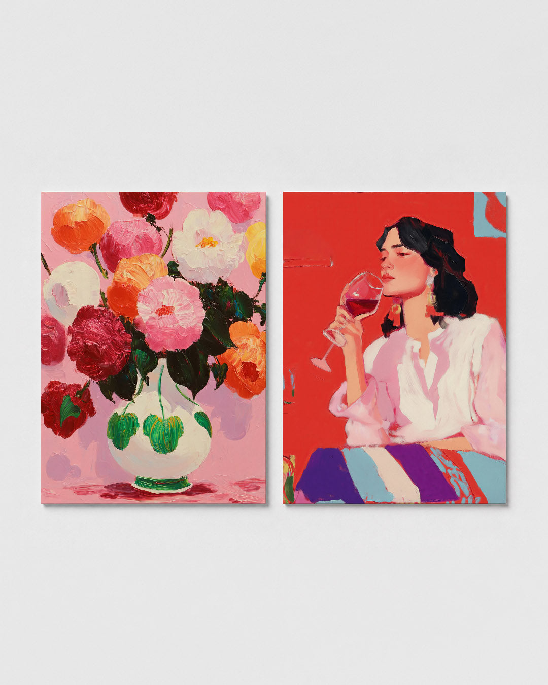 Bloemrijke kleurexplosie Posterset