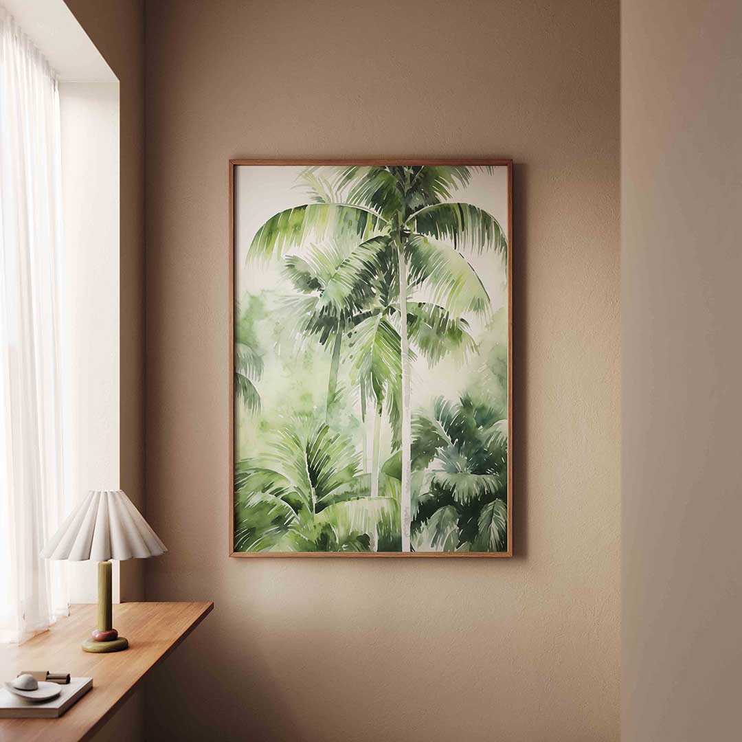 Tropische palmbomen Poster