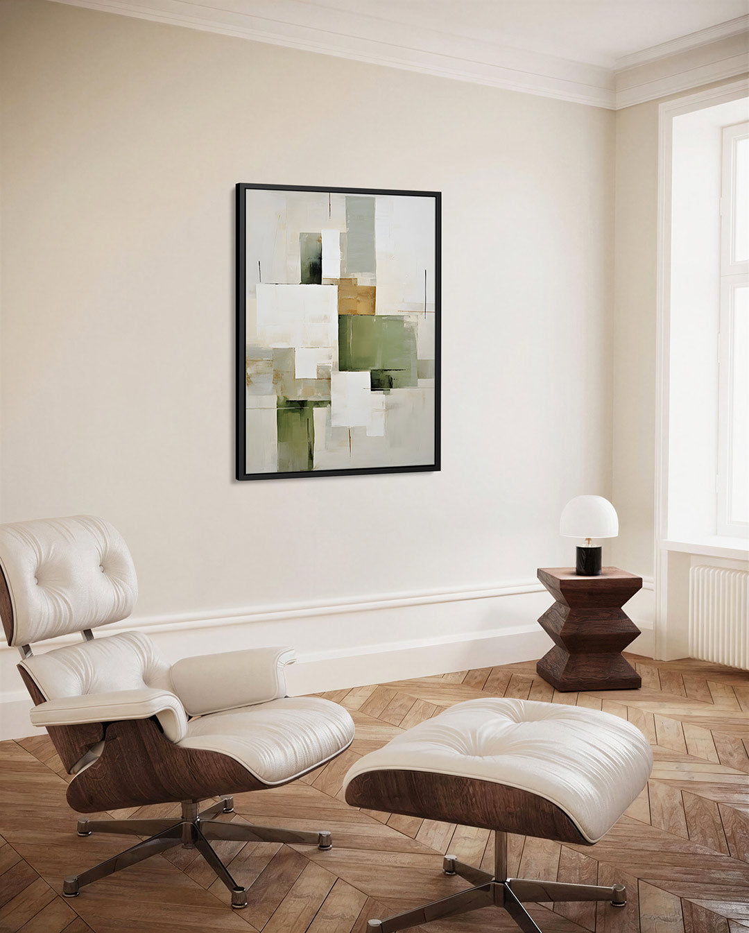 Geometrische compositie Kunstwerk