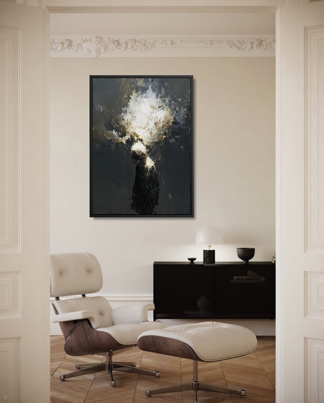 Dynamische vormen Kunstwerk