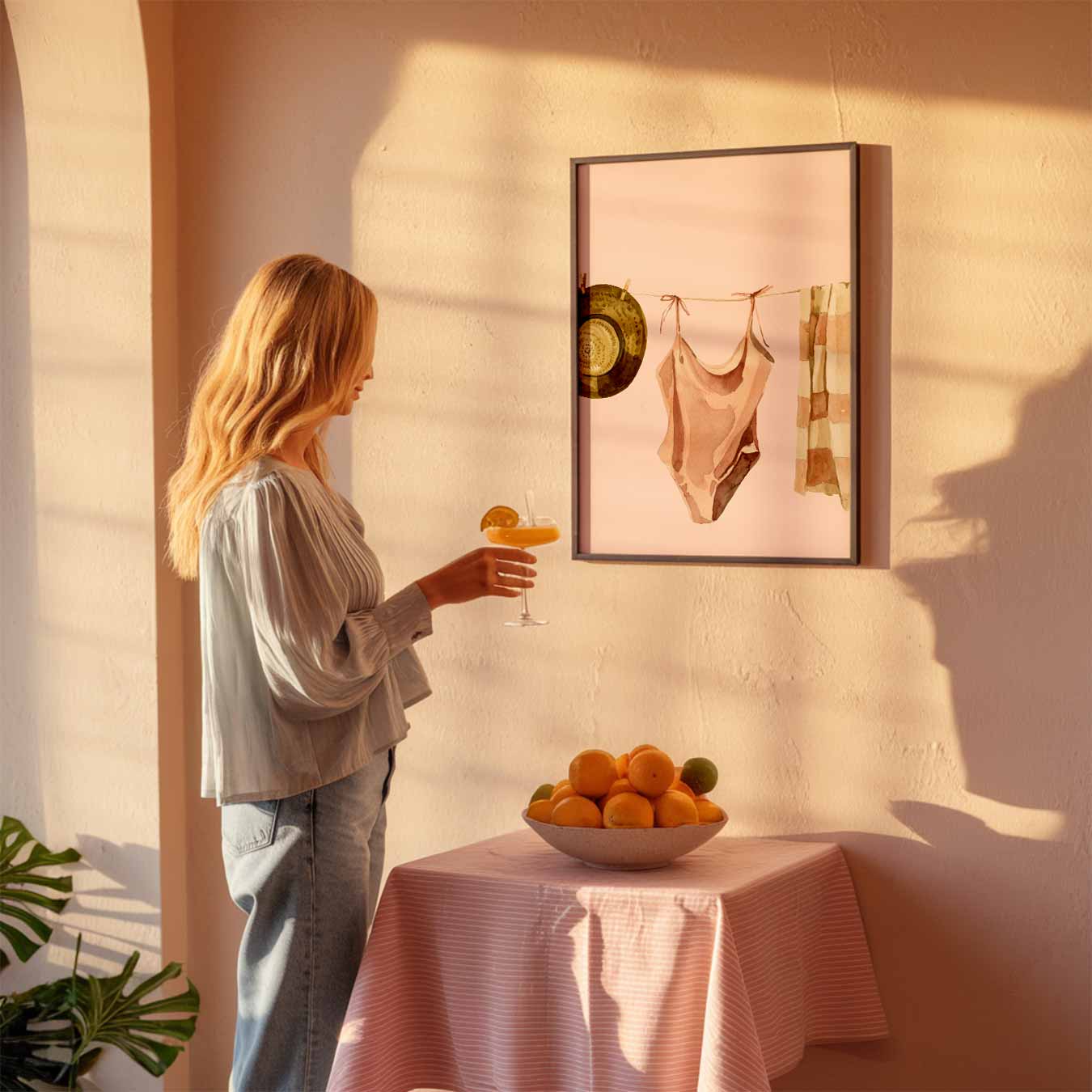 Strandkleding Poster-WallArtistic