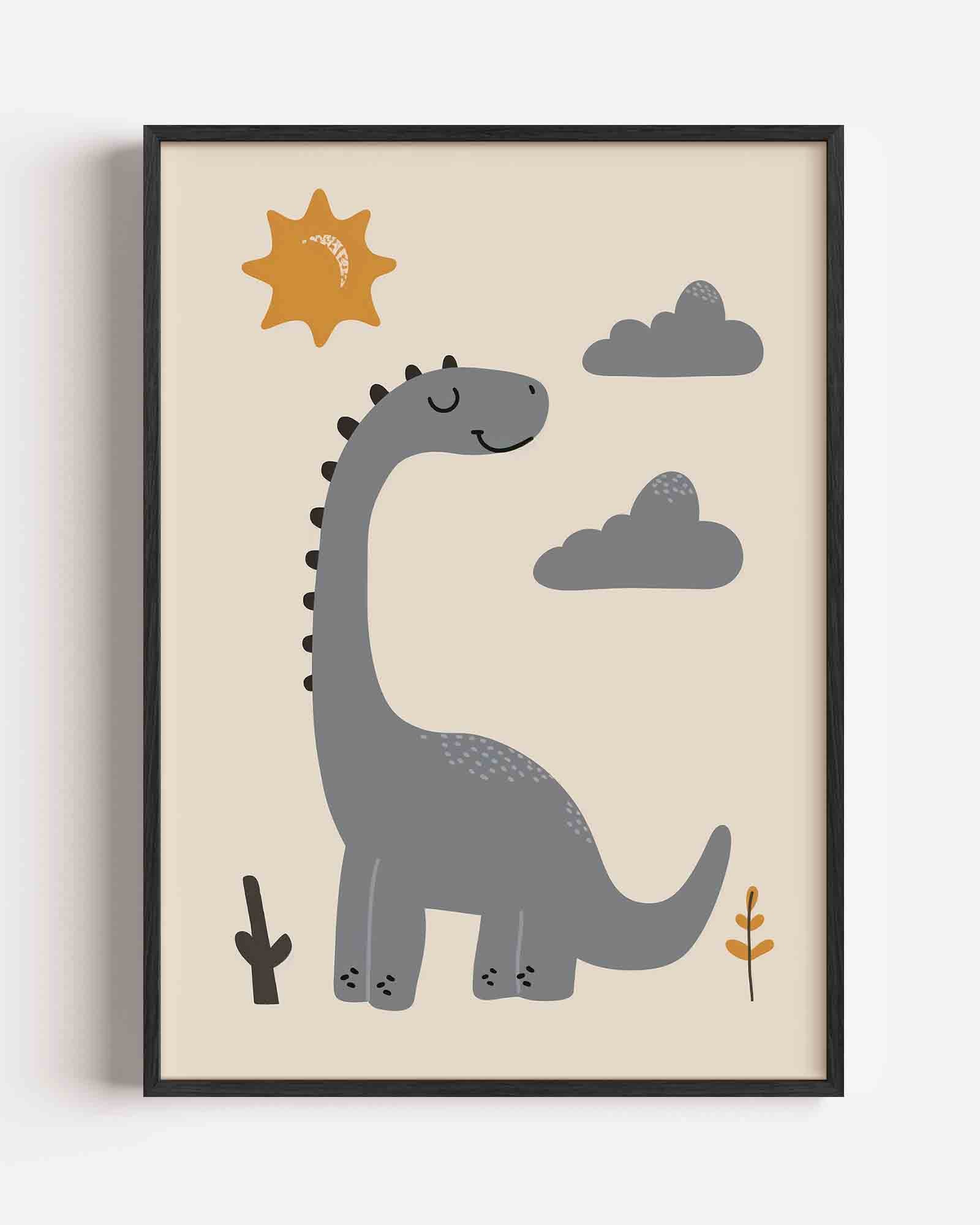 Dinosaurus en zon Poster