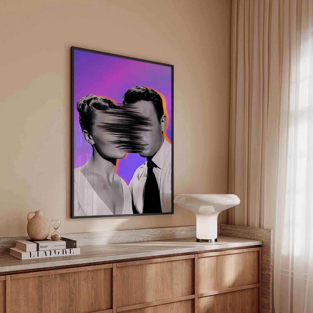 Geabstraheerd portret Poster