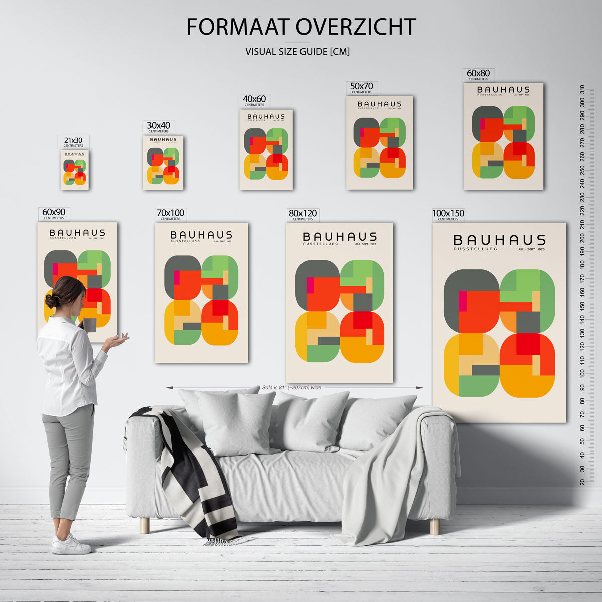 Vorm en kleur Poster