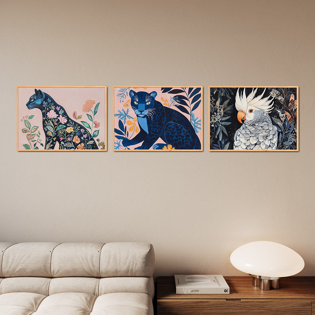 Flora en feline Posterset