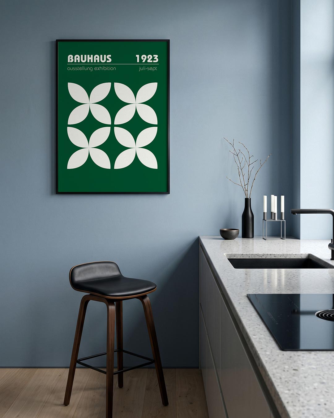 Vormritme en kleur Poster