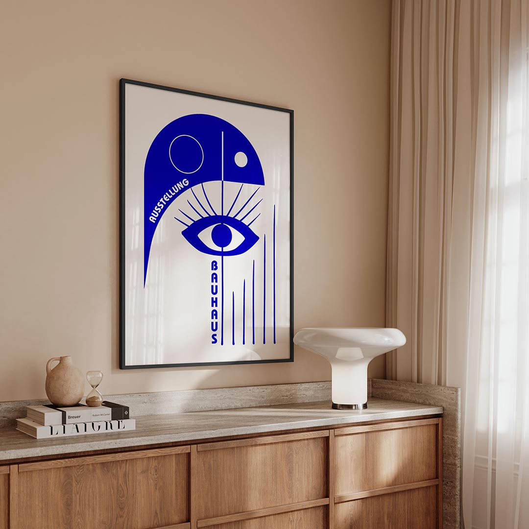 Oog en lijnen Poster
