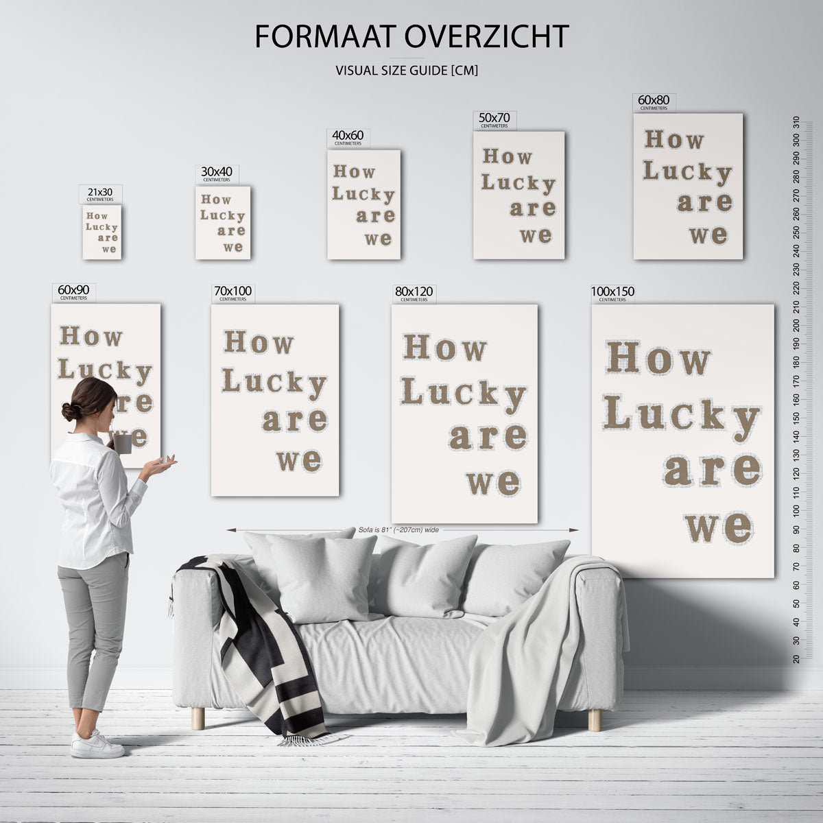 How lucky are we Poster