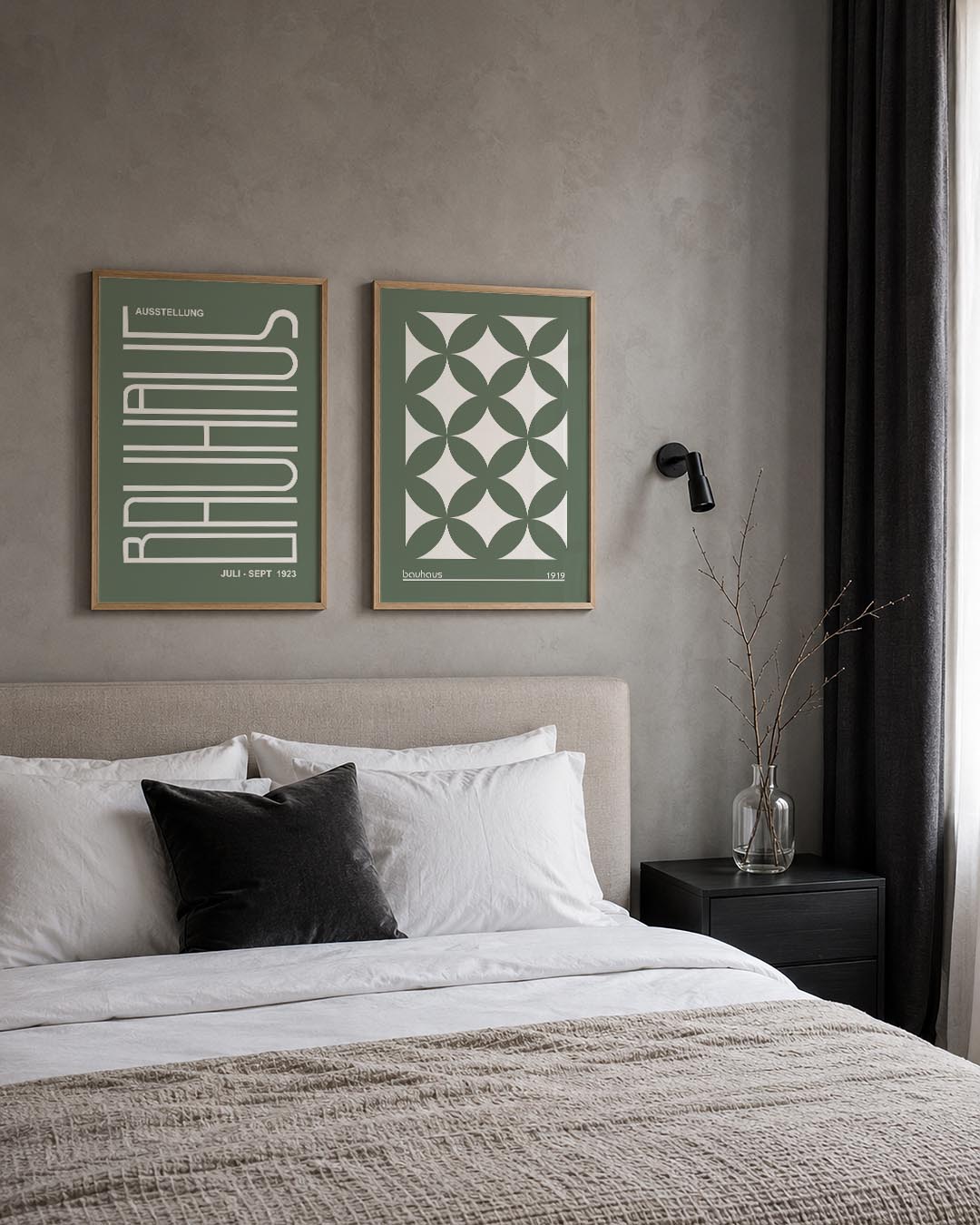 Lijnenspel en kleur Posterset
