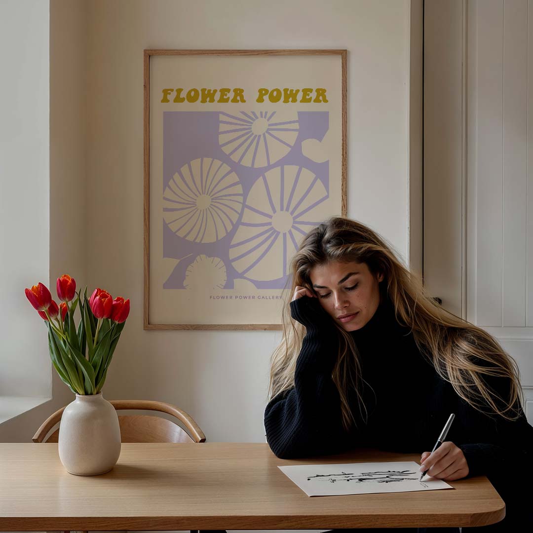 Flower Power Poster-WallArtistic