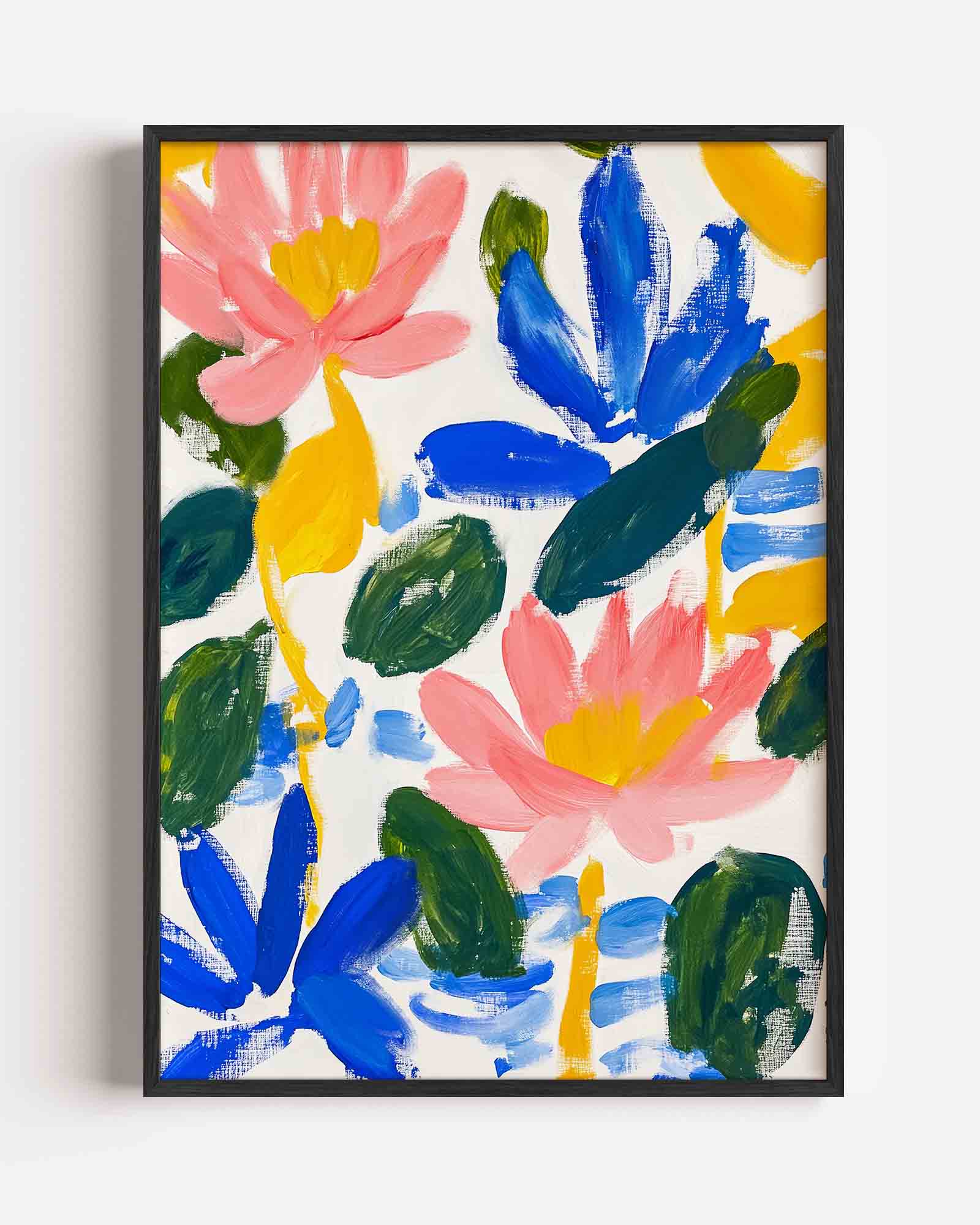 Bloemen en bladeren Poster