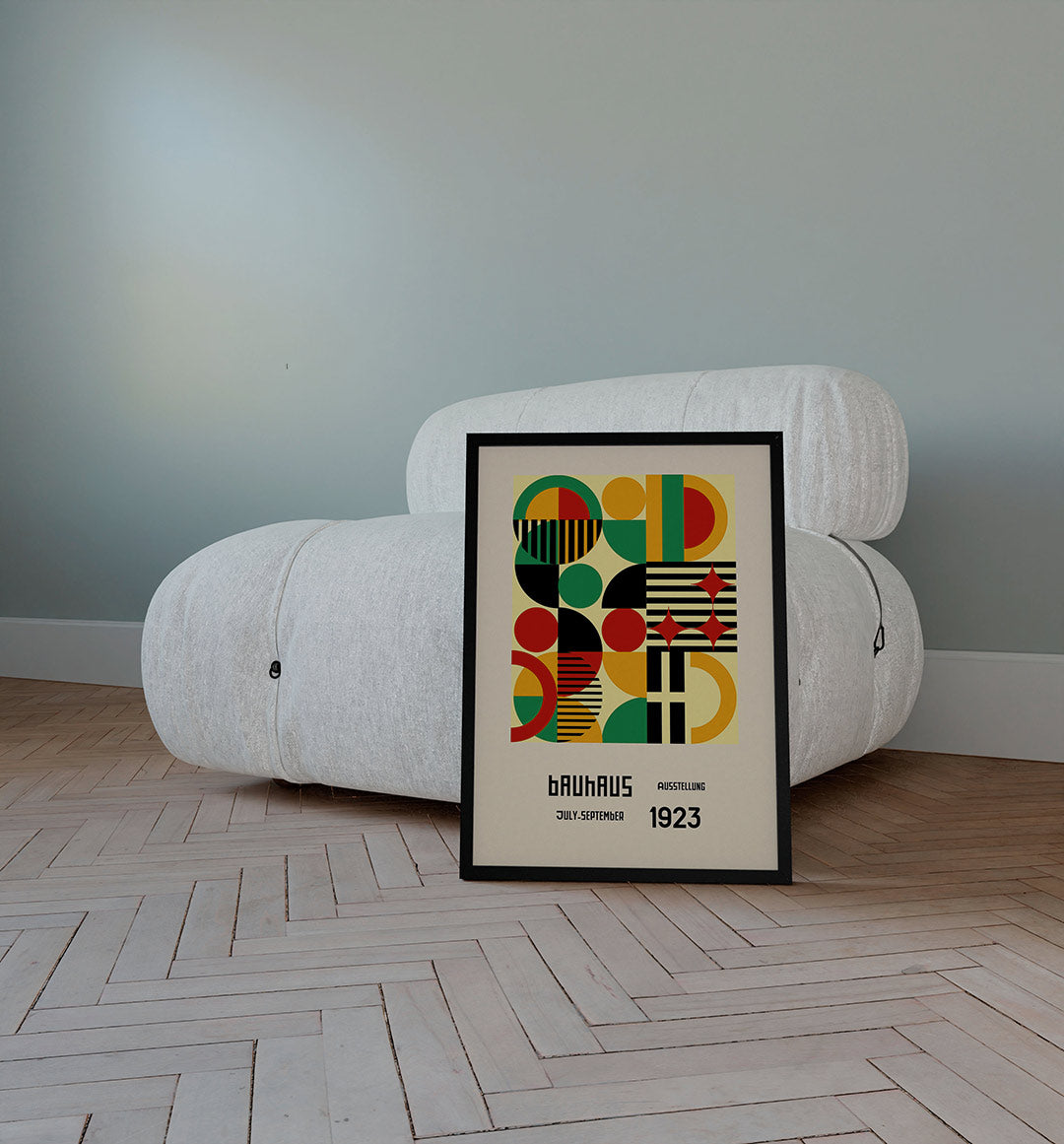 Vormen en kleurvlakken Poster