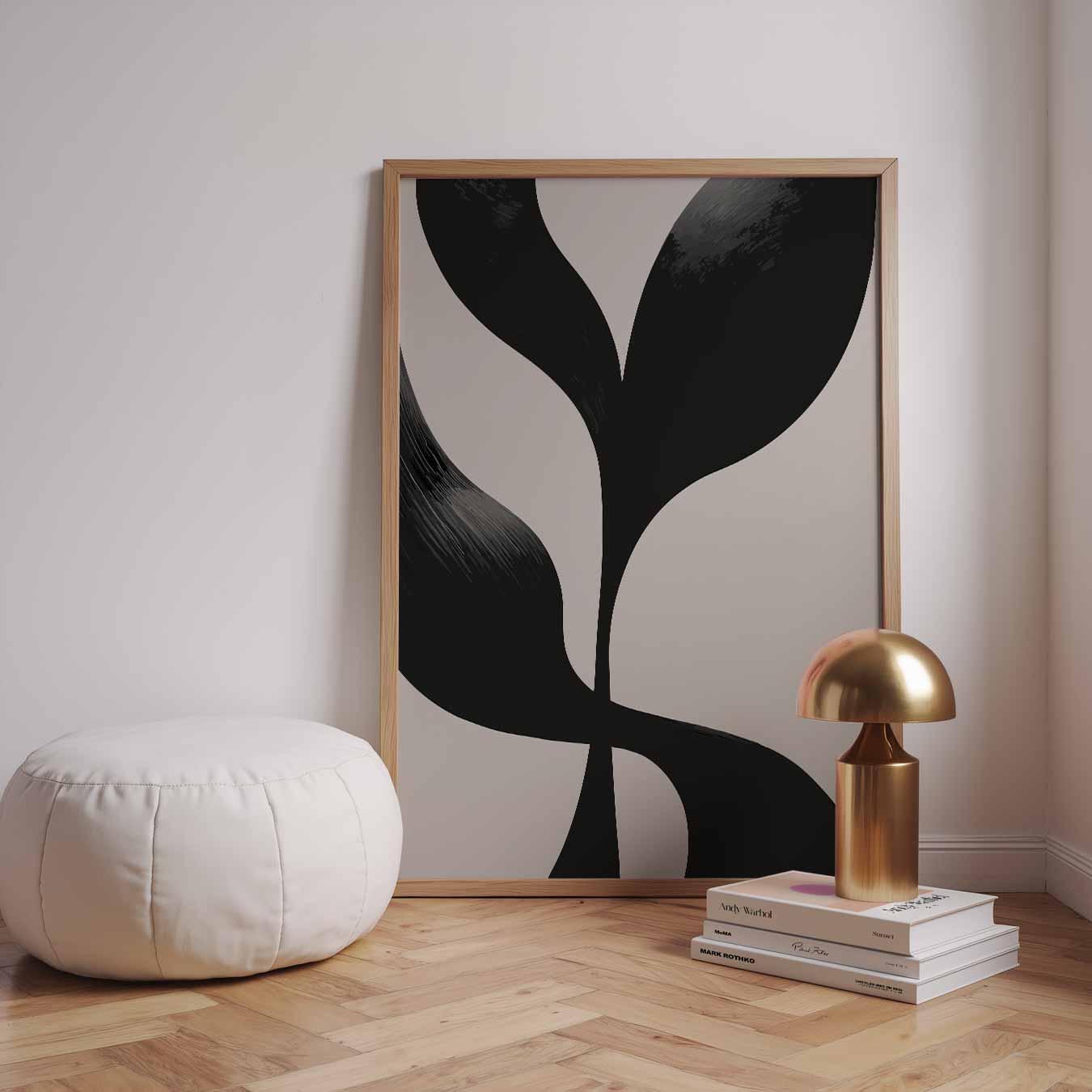 Minimalistische Botanische Kunst Poster-WallArtistic