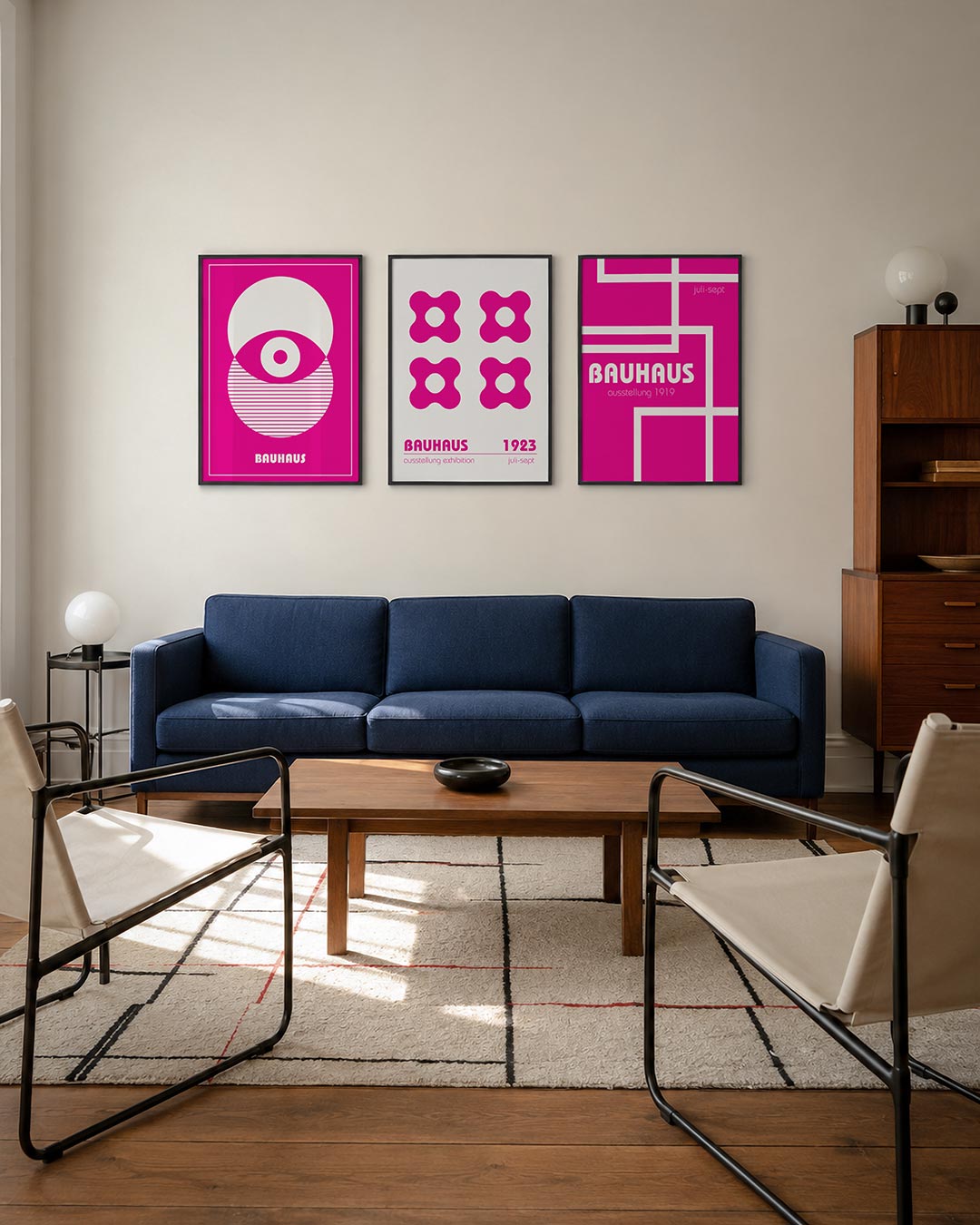Cirkel en strepen Posterset
