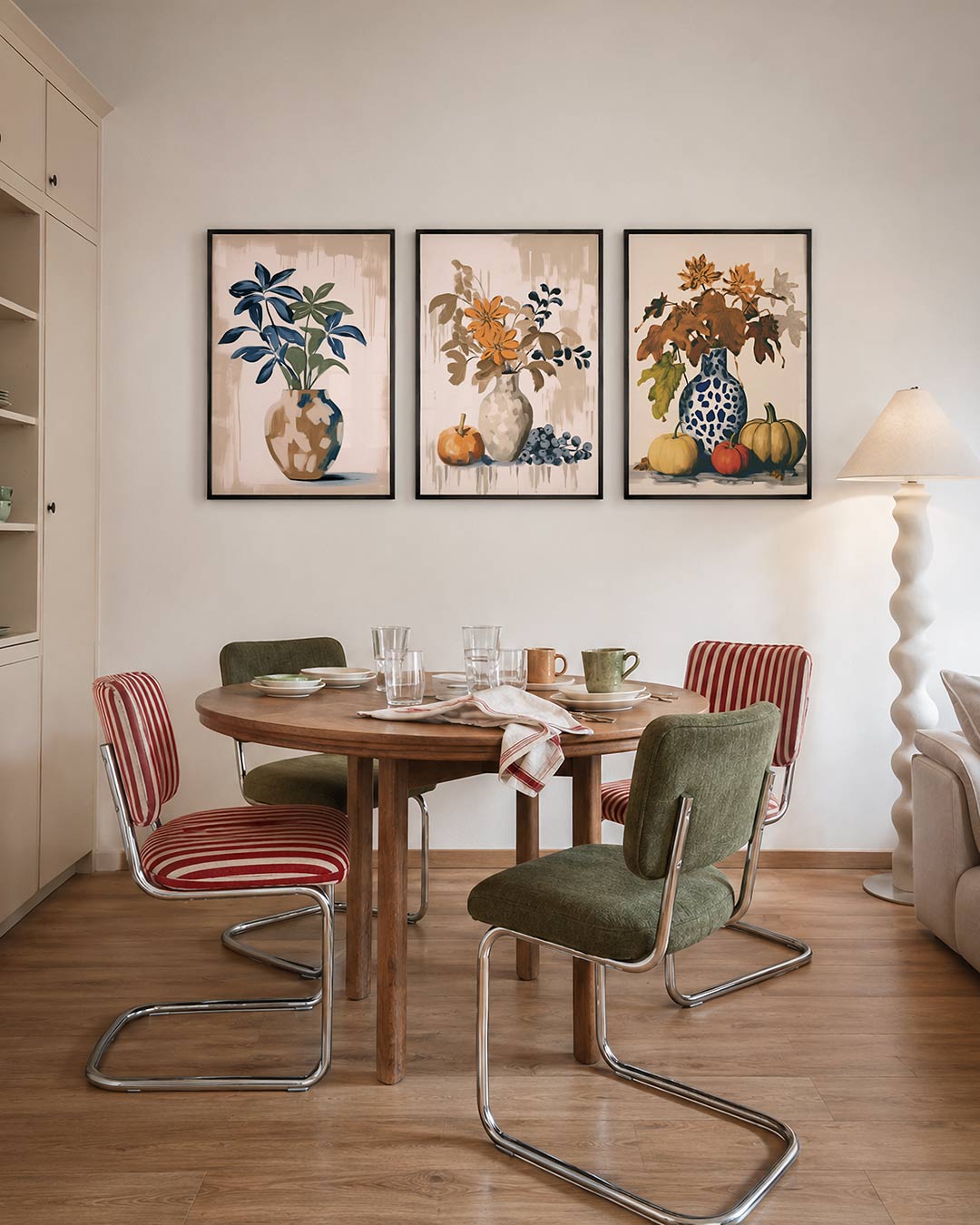 Vorm en kleurenspel Posterset