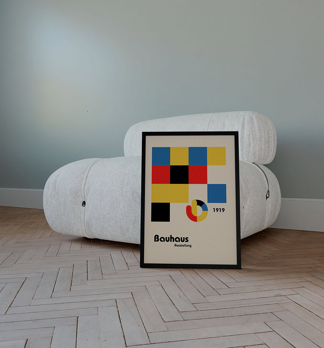 Vormen en vlakkenspel Poster