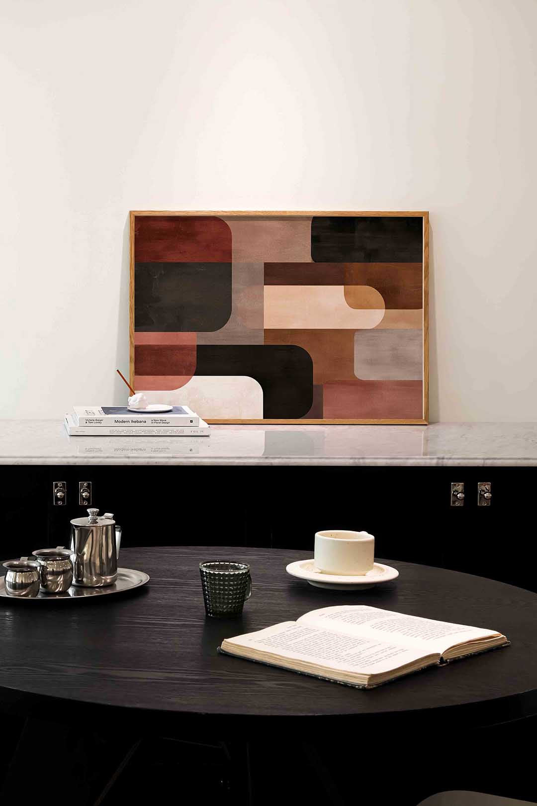 Abstracte vormen Poster