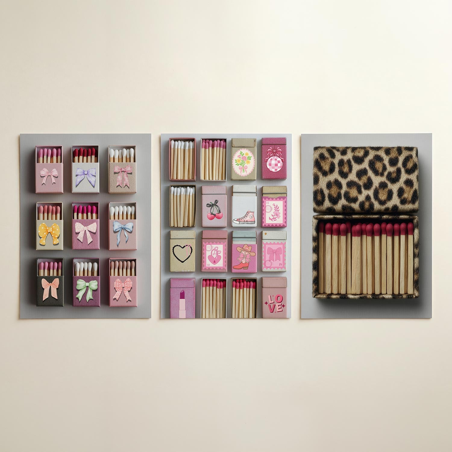 Strikjes en lucifers Posterset