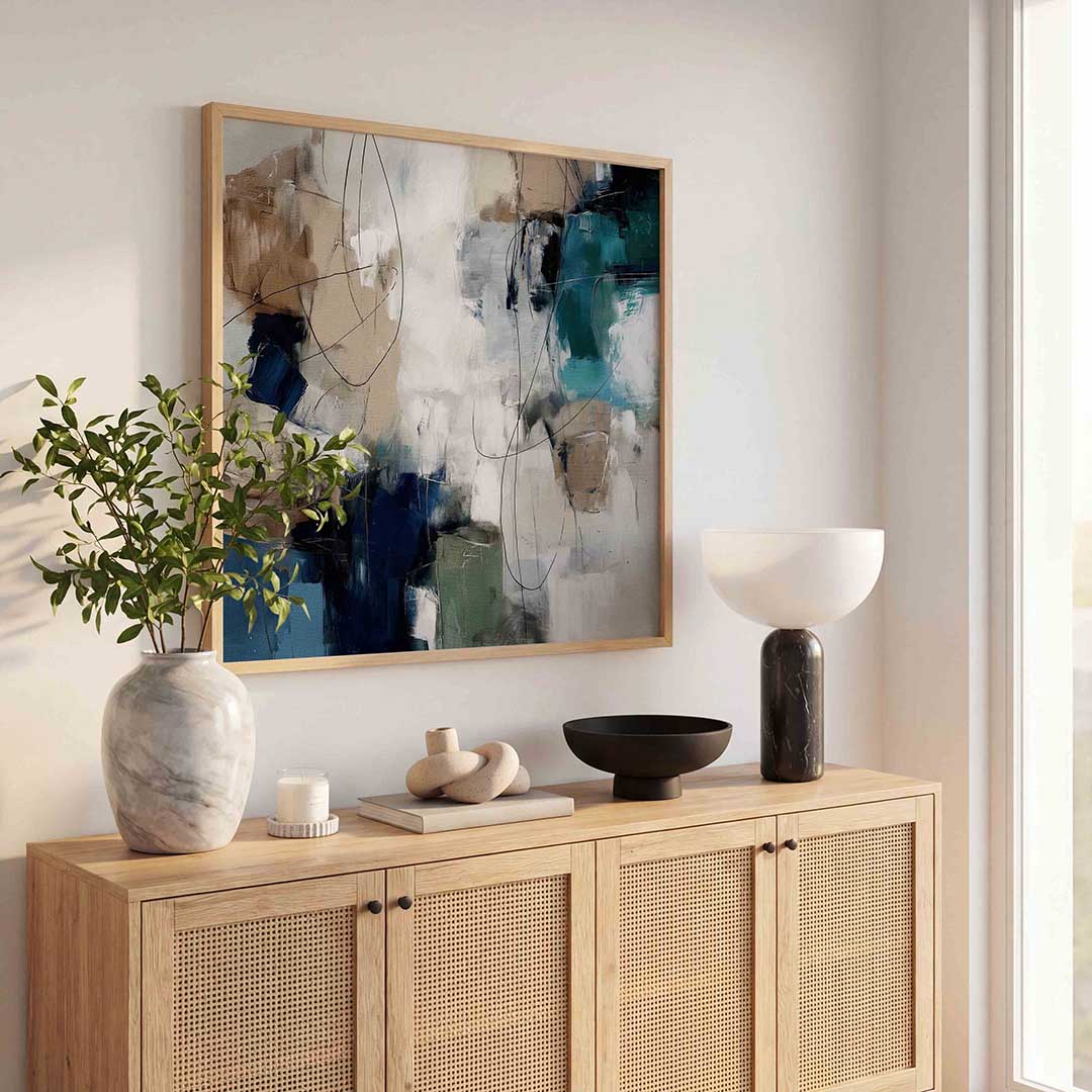 Abstracte vormen Poster