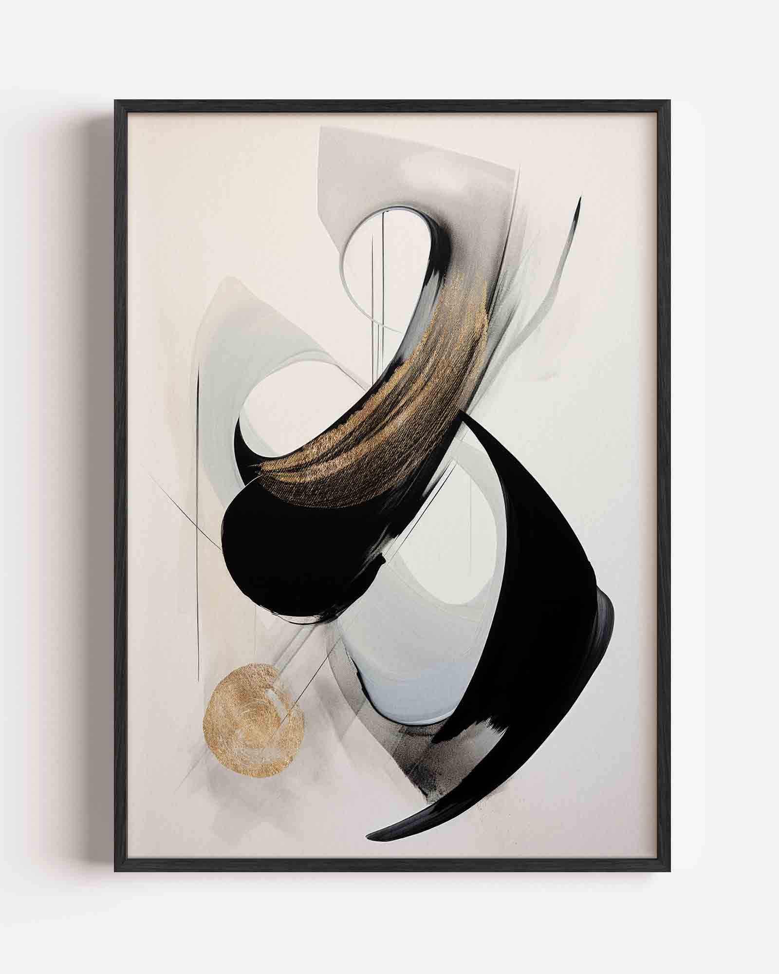 Abstracte vormen Poster