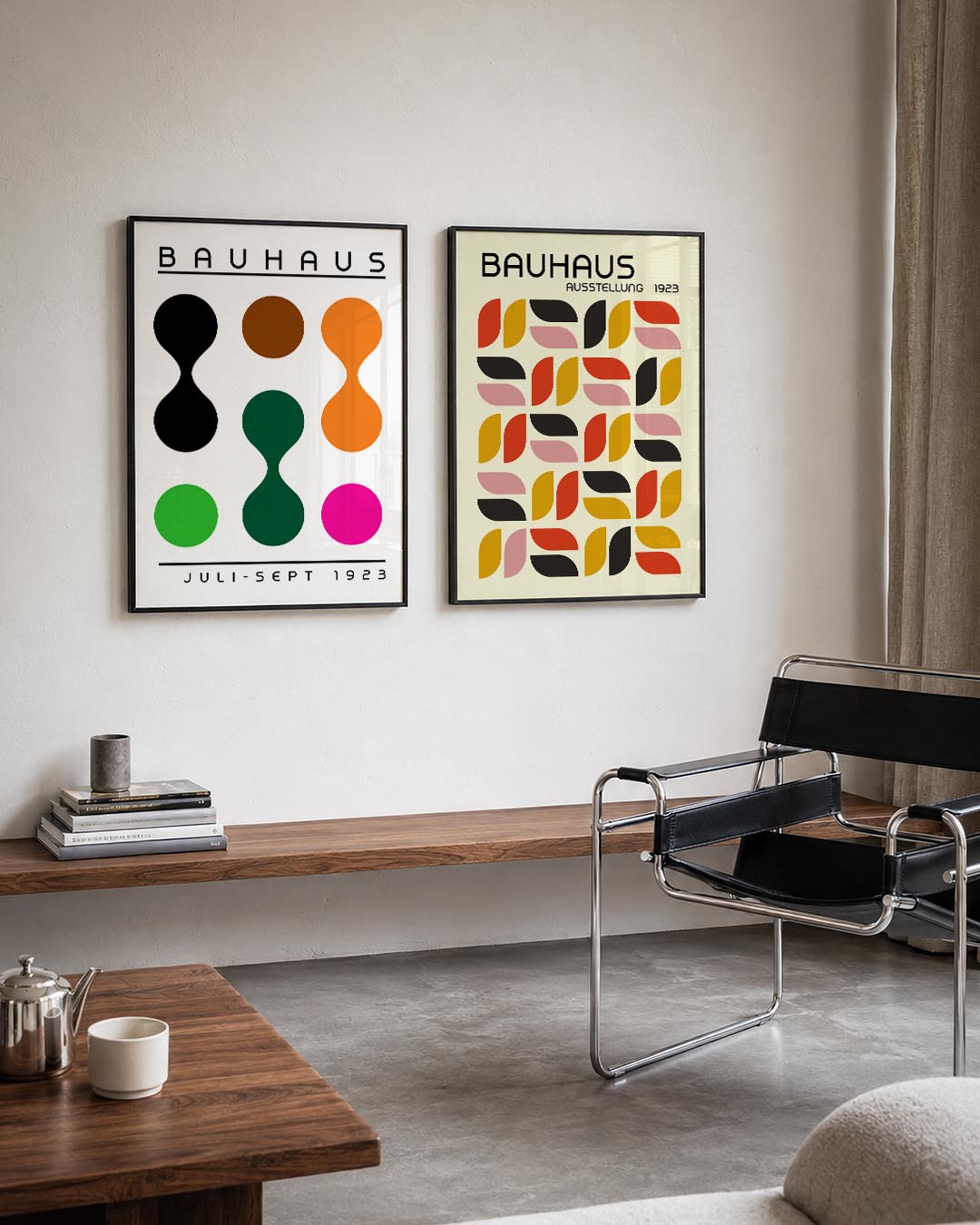 Kleurrijke vormen Posterset