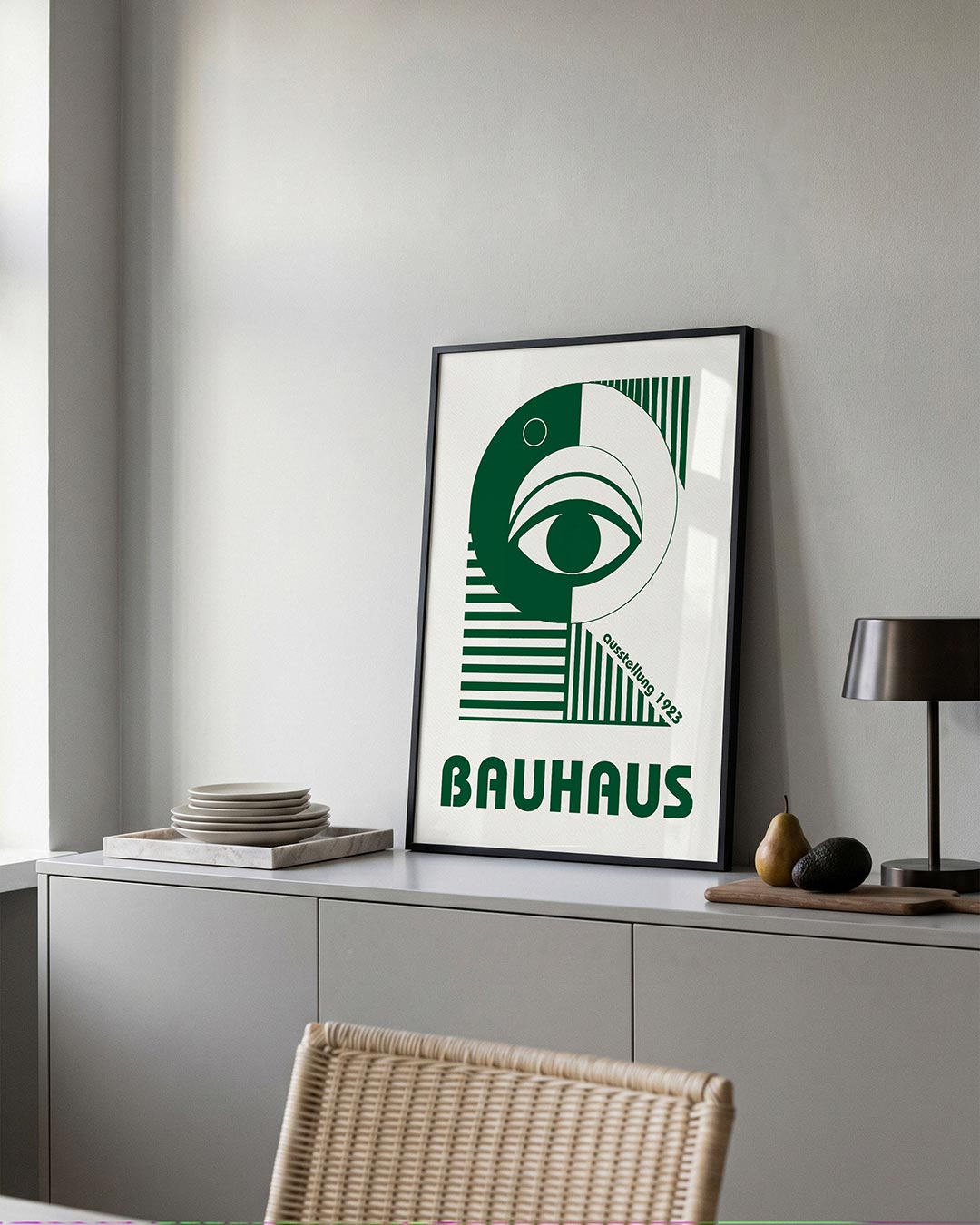 Oog en lijnen Poster