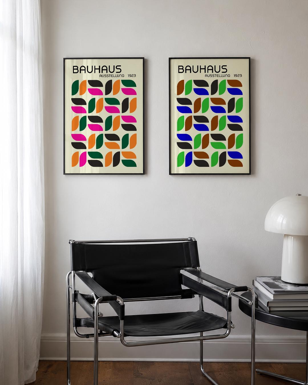 Vorm en kleurenspel Posterset