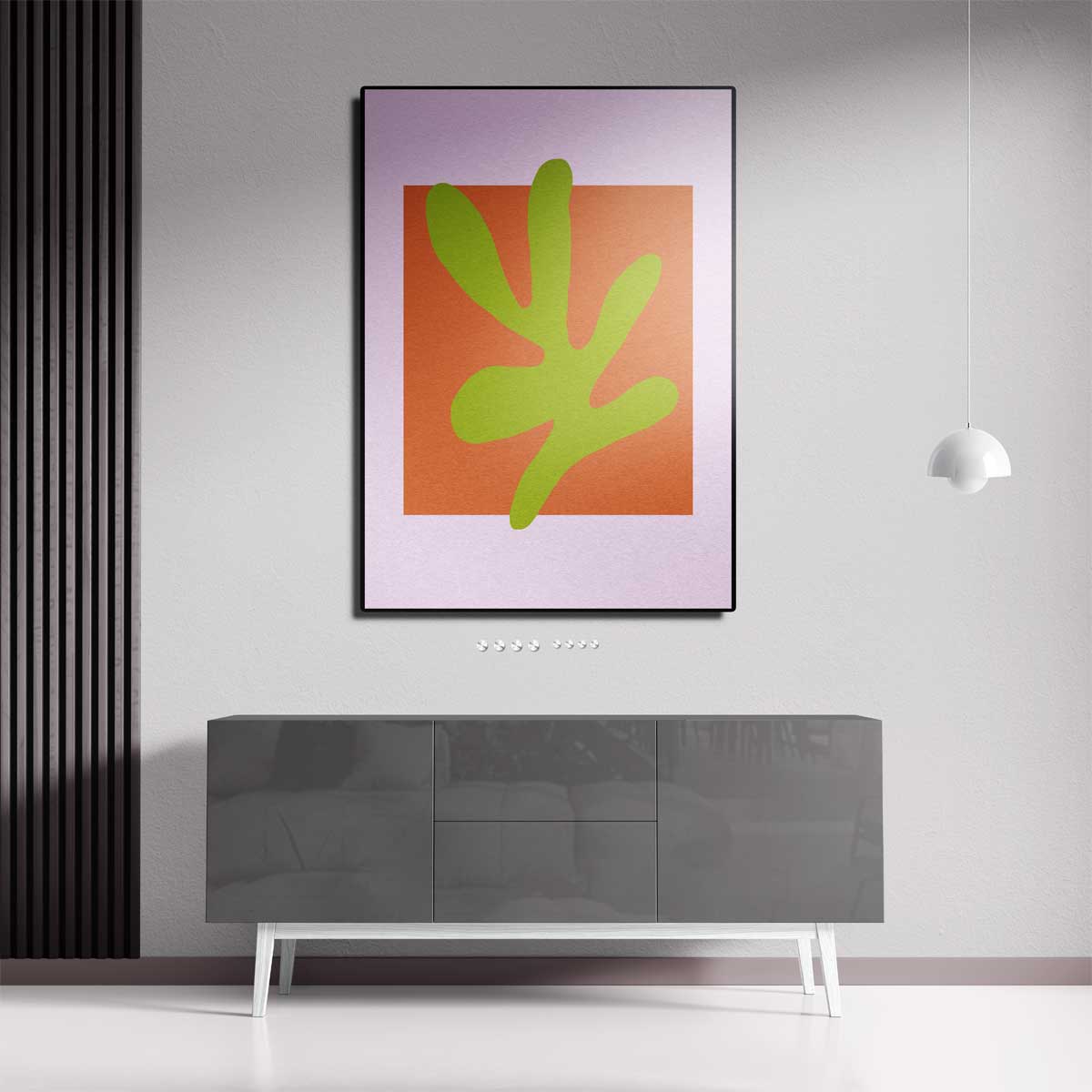 Organische Vormen Kunstwerk-canvas-dibond-plexiglas-wanddecoratie-WallArtistic