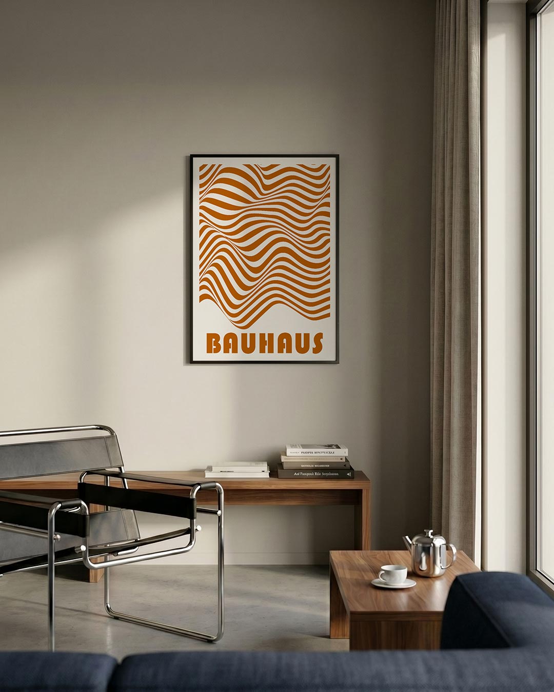 Golvend lijnenspel Poster