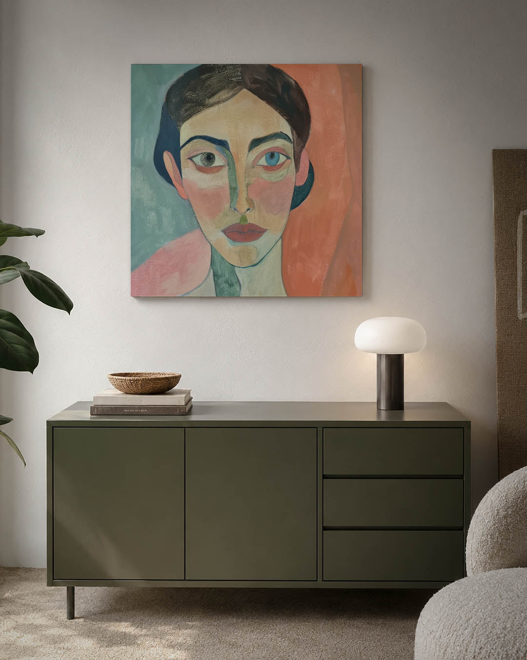 Portretstudie Kunstwerk