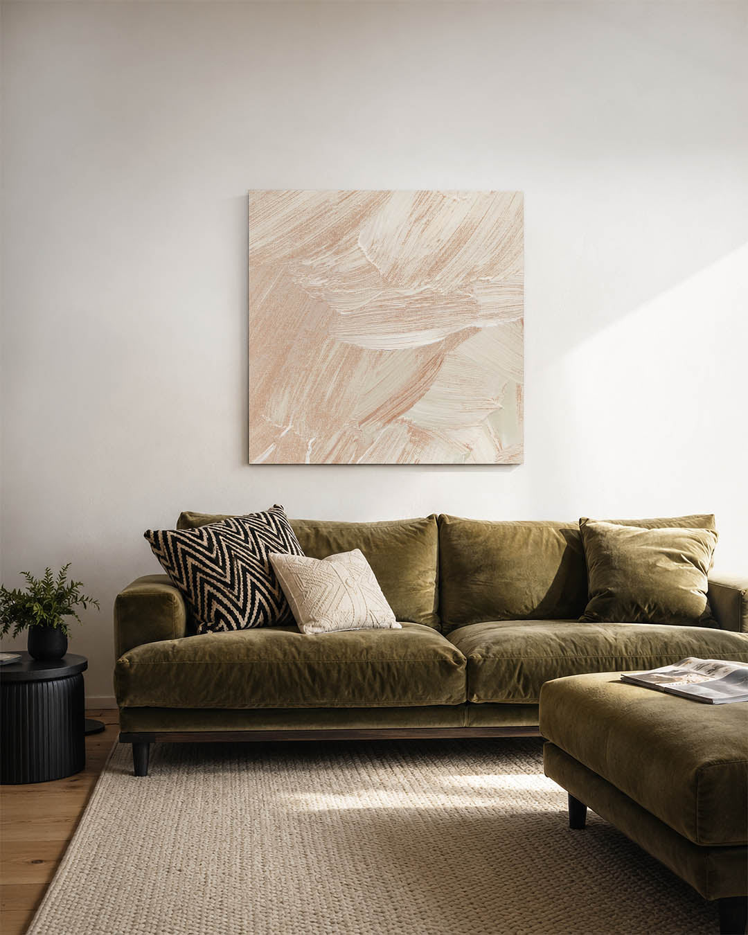 Zachte penseelstreken Kunstwerk
