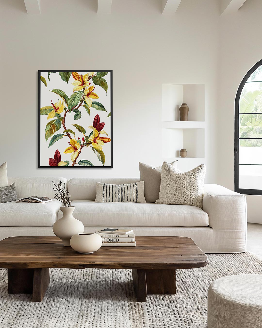 Bloemrijke takken Kunstwerk