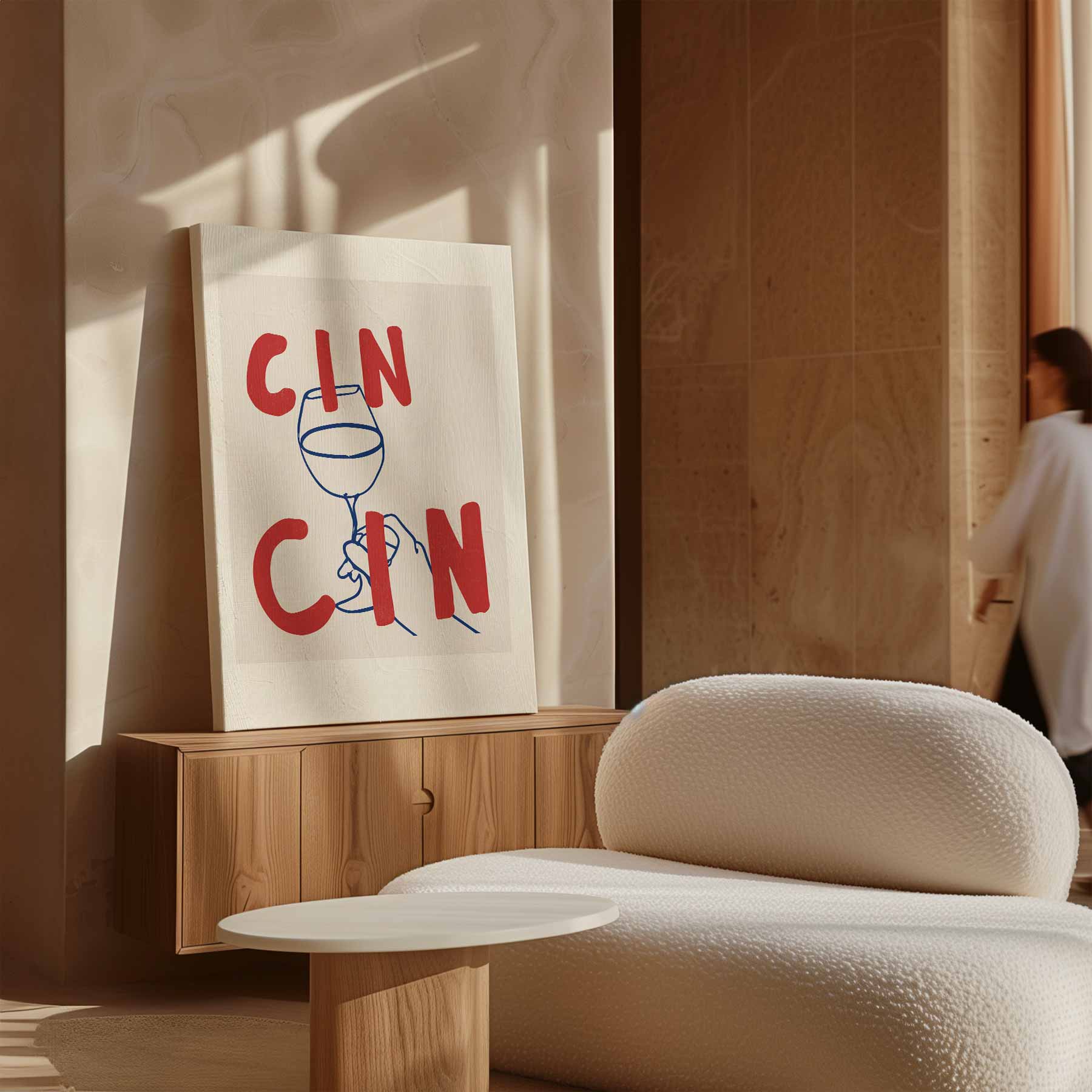 Cin Cin Cheers Wanddecoratie Kunstwerk-canvas-dibond-plexiglas-wanddecoratie-WallArtistic