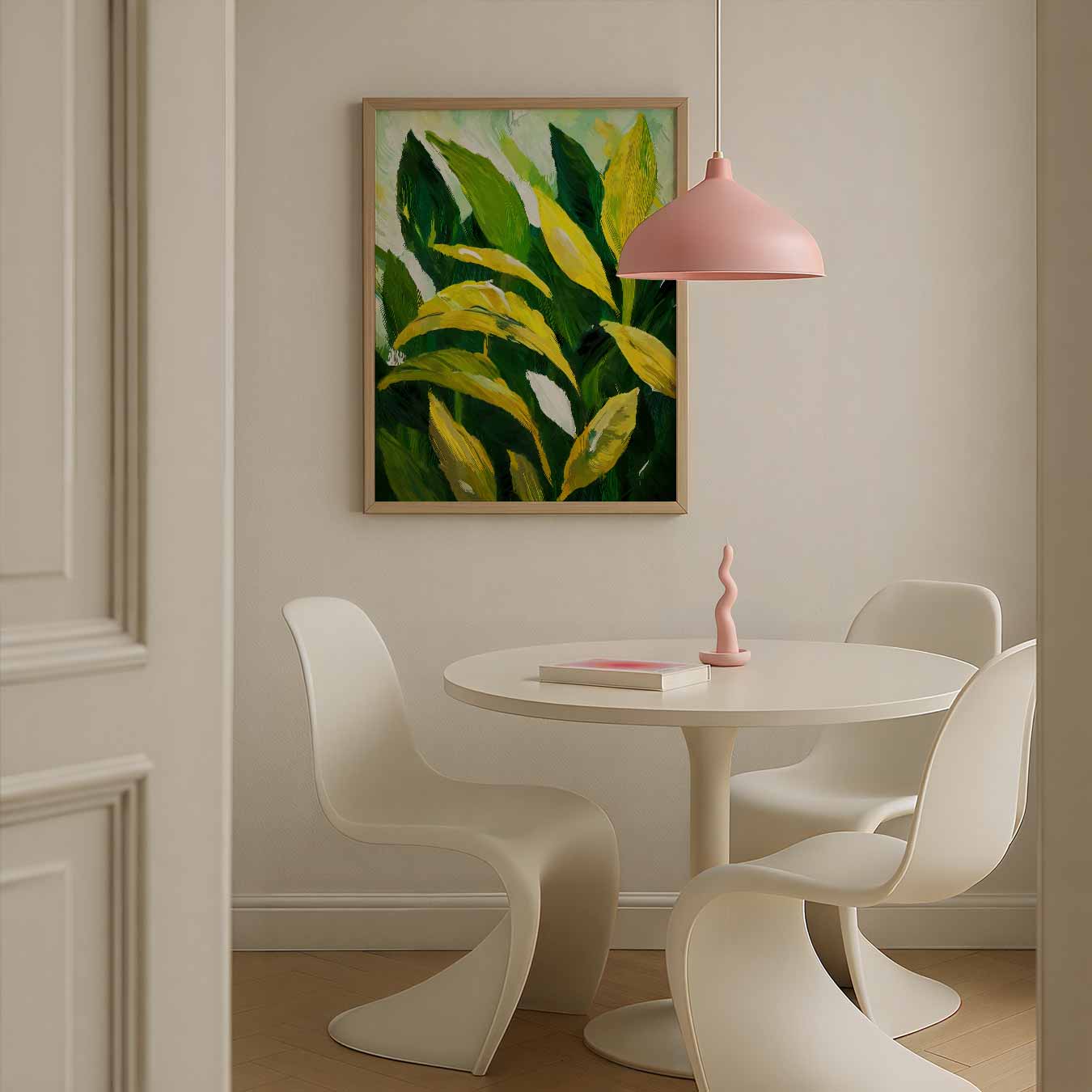 Groene Tropische Bladeren Poster-WallArtistic