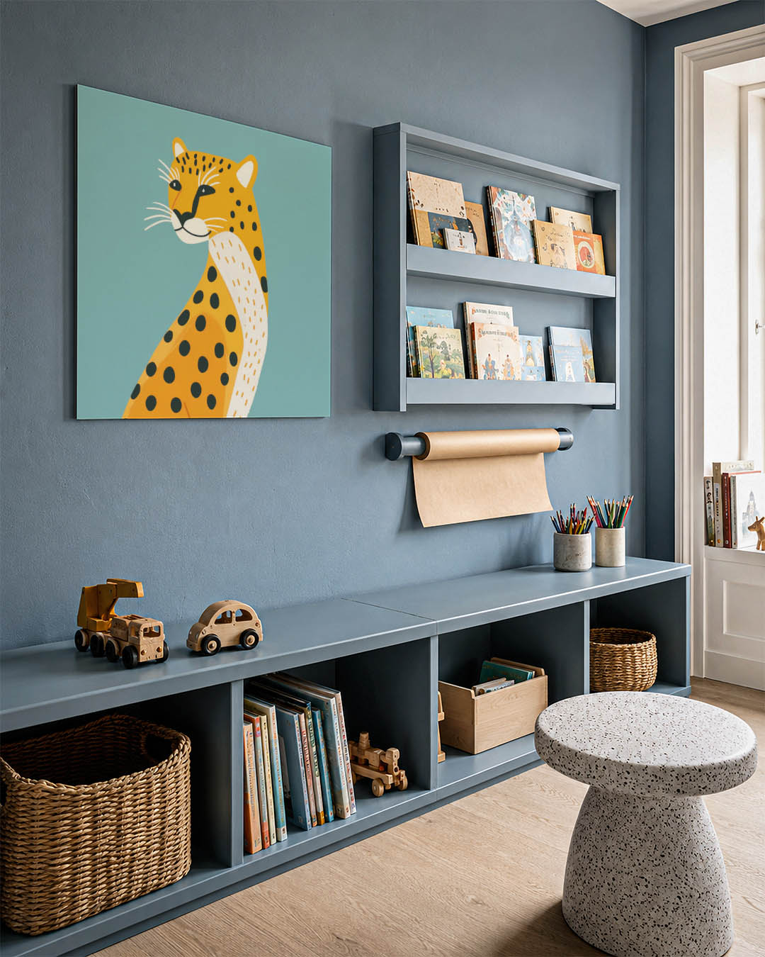 Luipaard illustratie Kunstwerk