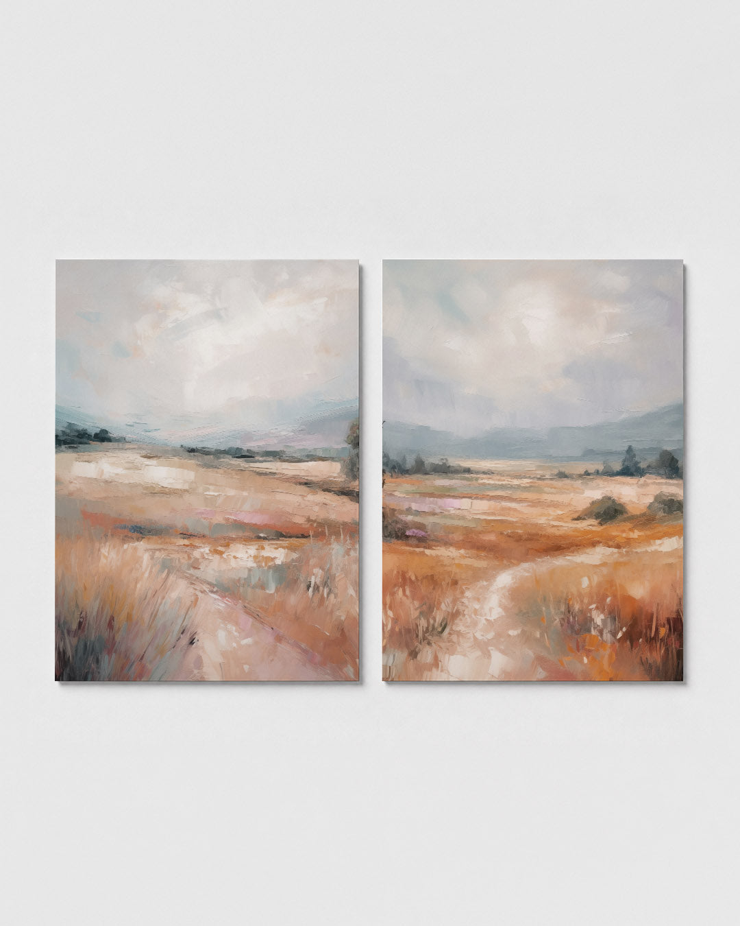 Landschap in pastel Posterset