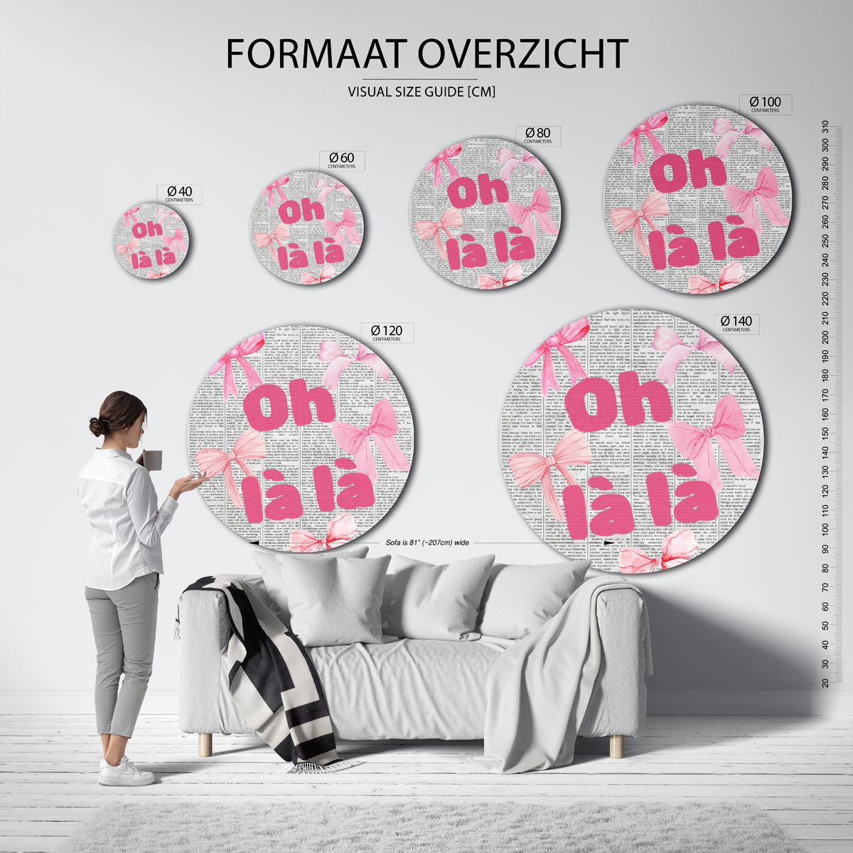 Oh la la Muurcirkel