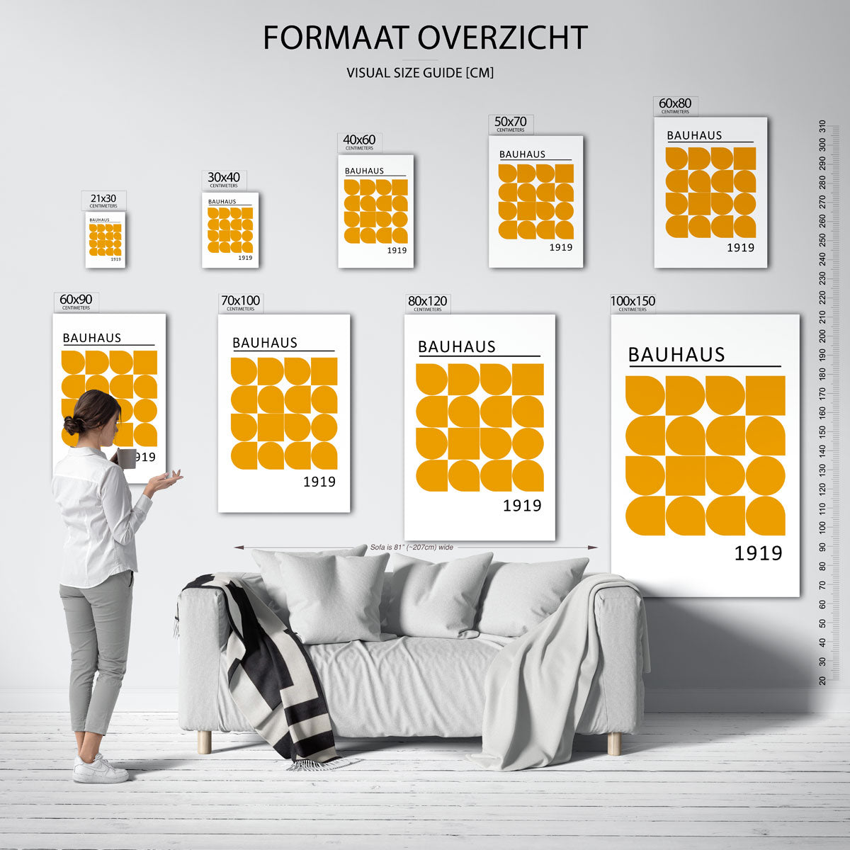 Vormen en vlakken Poster