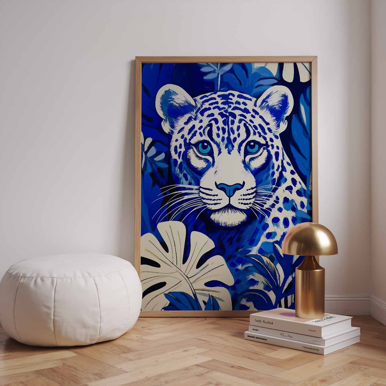 Jungle Leopard Power Poster-WallArtistic