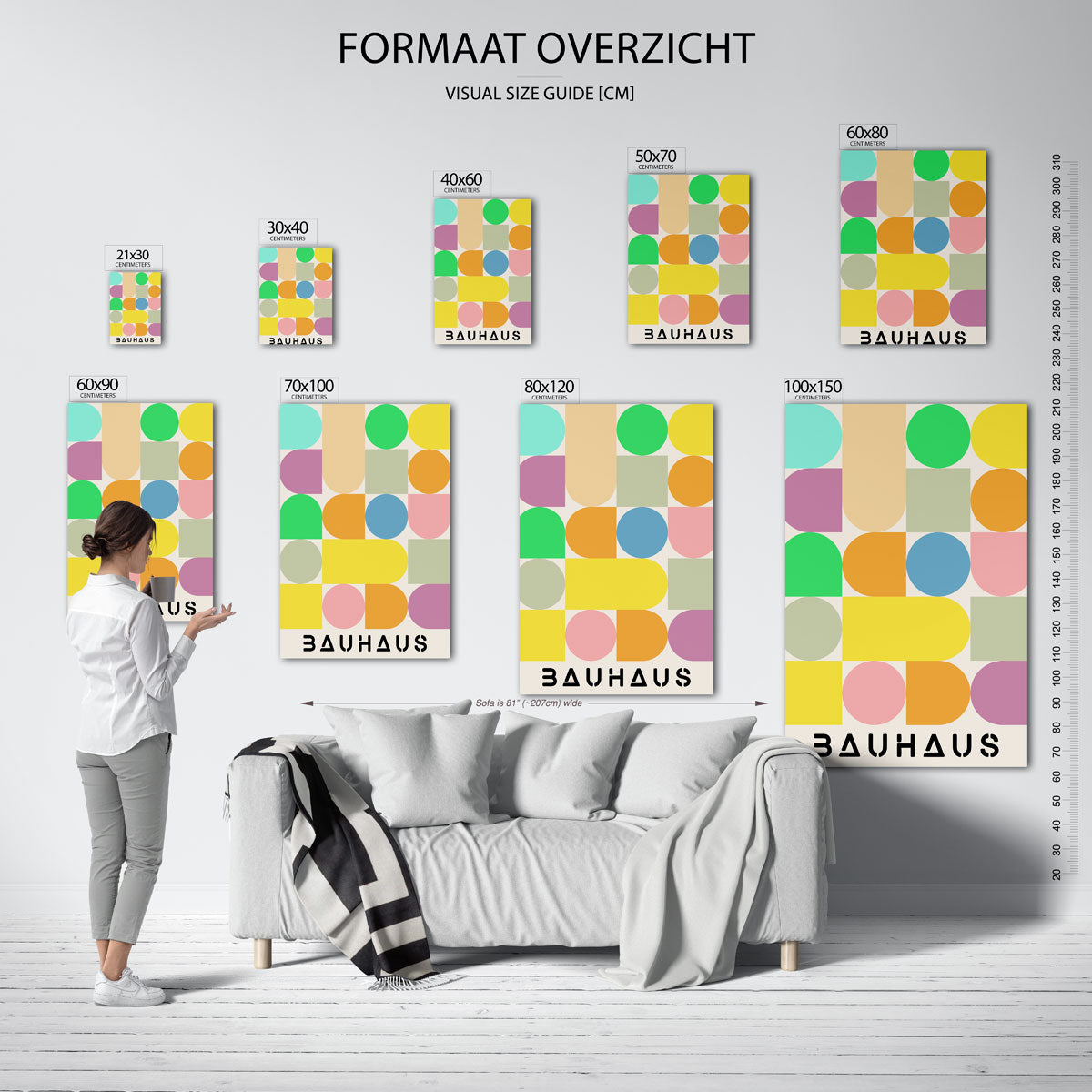 Vormen en vlakkenspel Poster