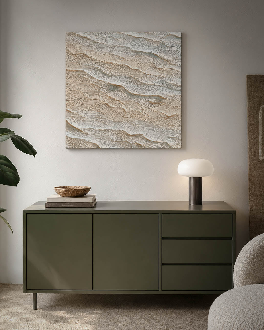 Golvende texturen Kunstwerk