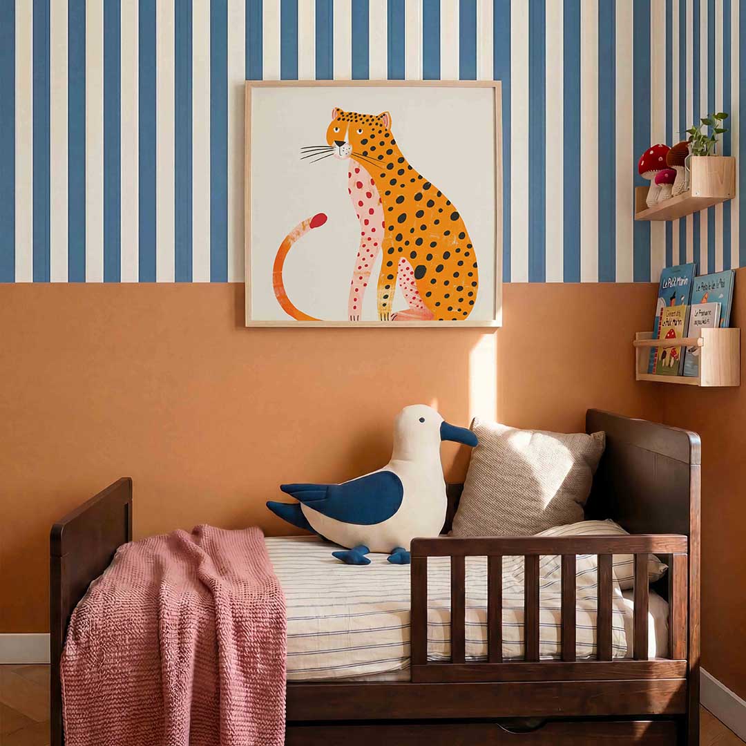 Luipaard met stippen Poster