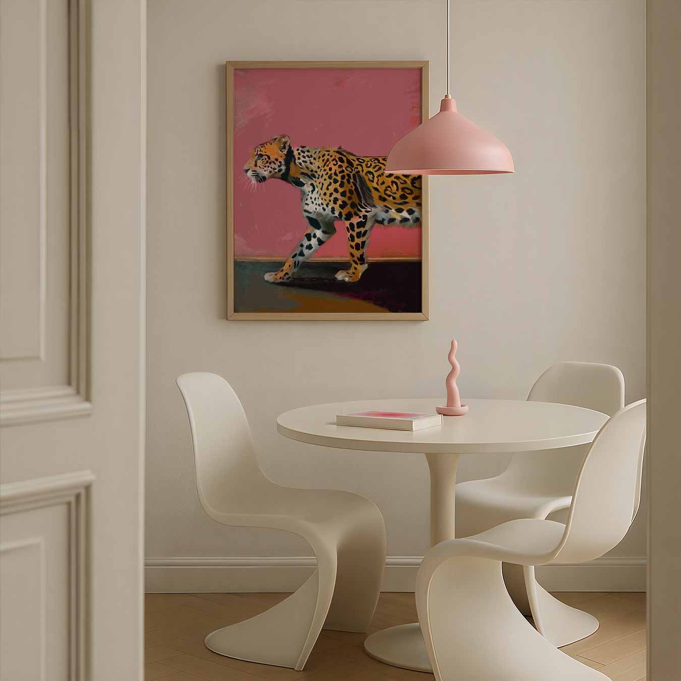 Stijlvolle Luipaard Wandposter-WallArtistic