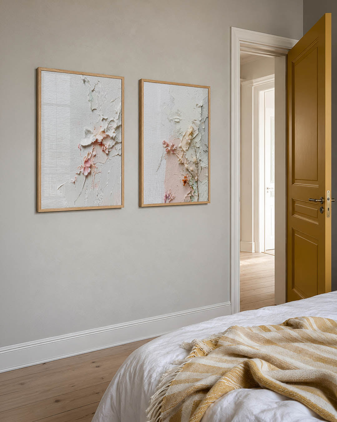 Textuur en pastel Posterset