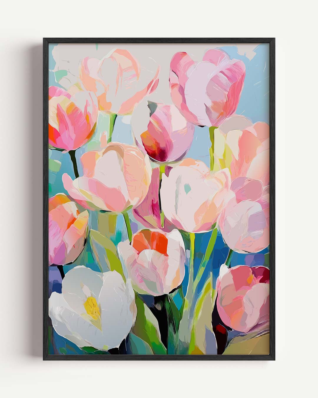 Kleurrijke Tulpenpracht Poster-WallArtistic