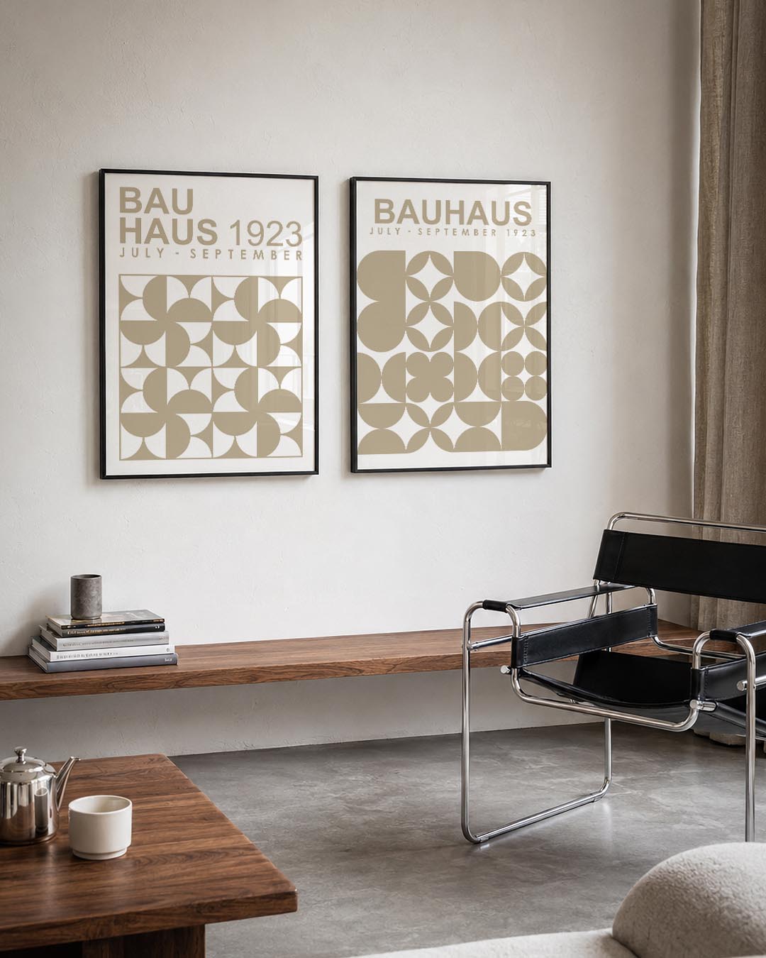 Vormritme en lijnen Posterset