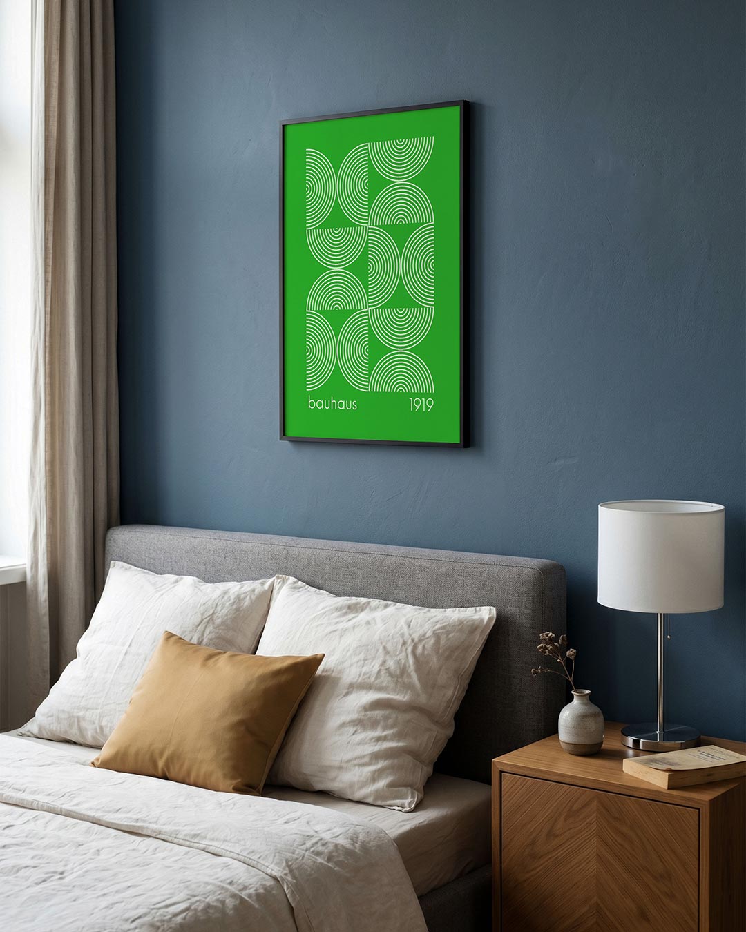 Cirkelpatroon groen Poster