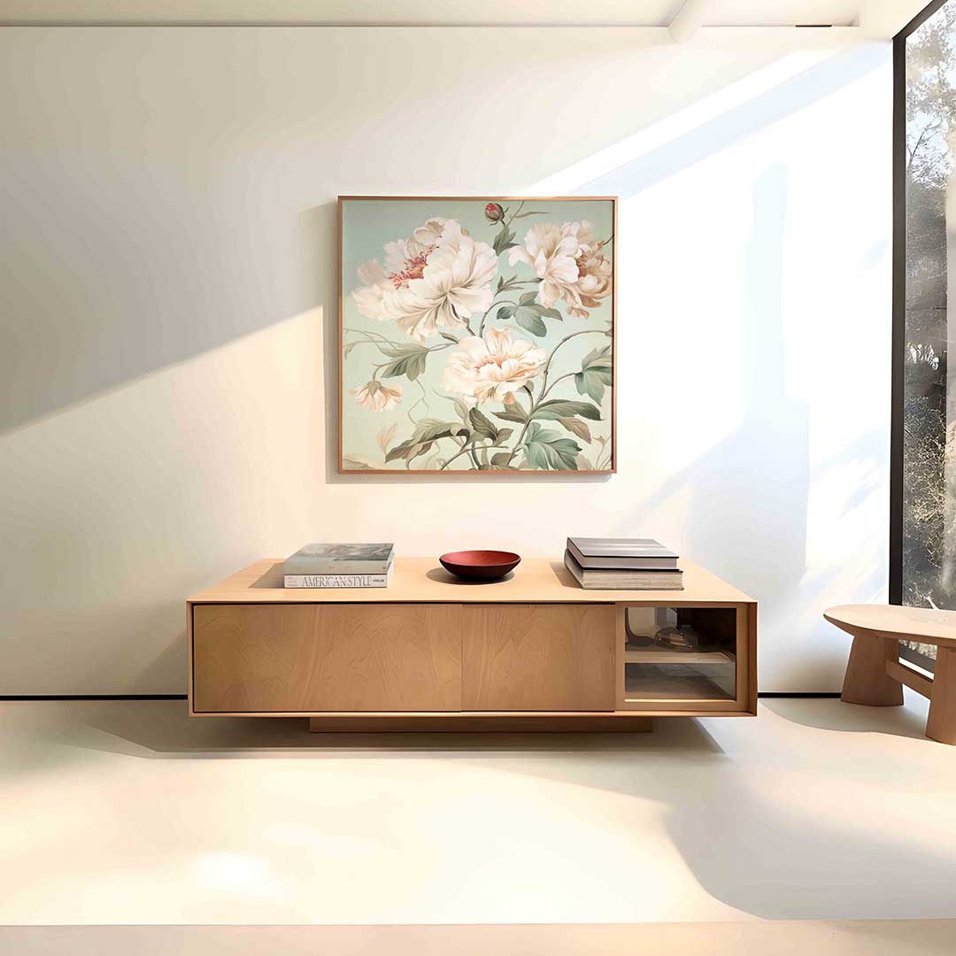 Bloemen en bladeren Poster