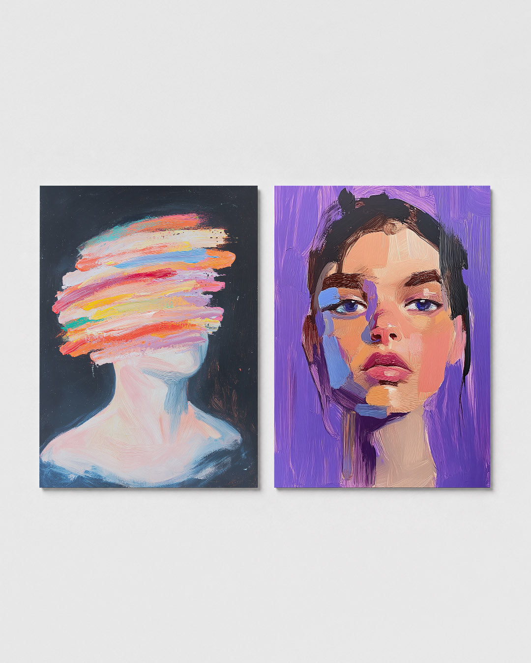 Kleurenstreken portret Posterset