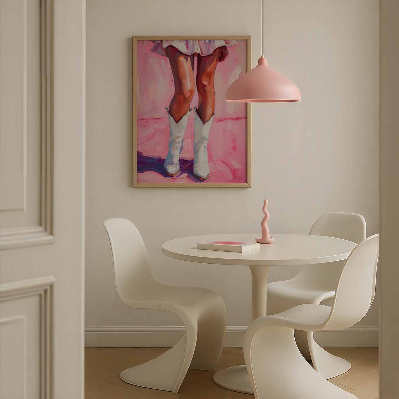 Stijlvolle Cowboy Glamour Poster-WallArtistic